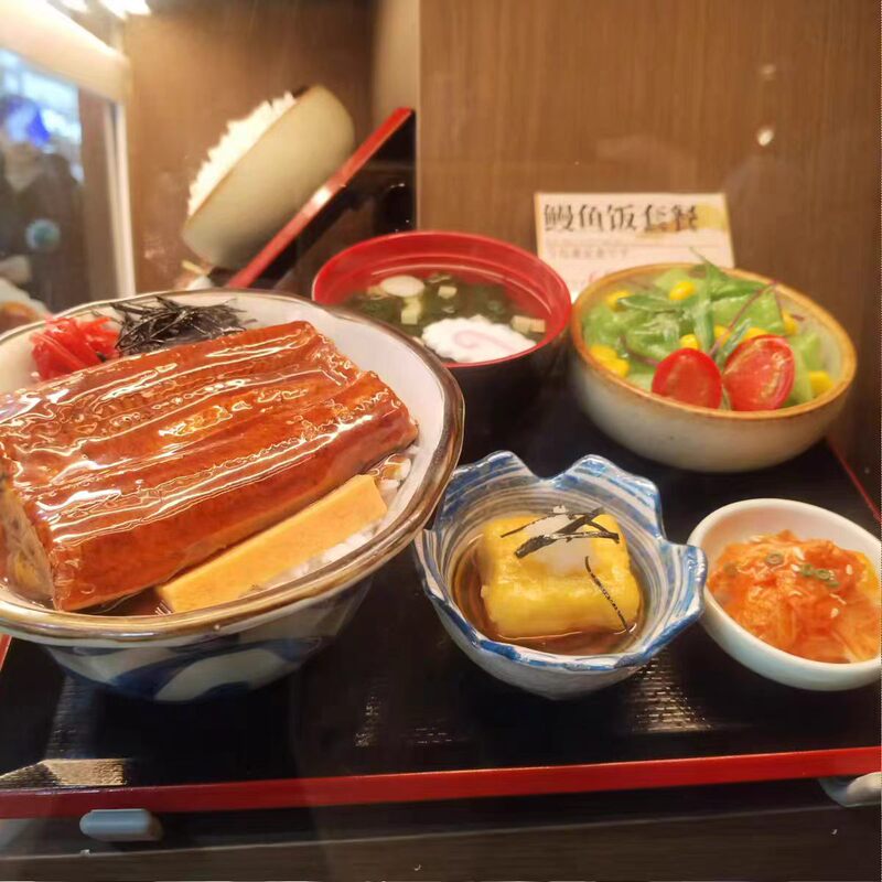 Single-Serving Ceramic Tableware Set: Eel Rice Bowl, Steak Rice Bowl, Tempura Box, Curry Egg Rice Plate, Tableware