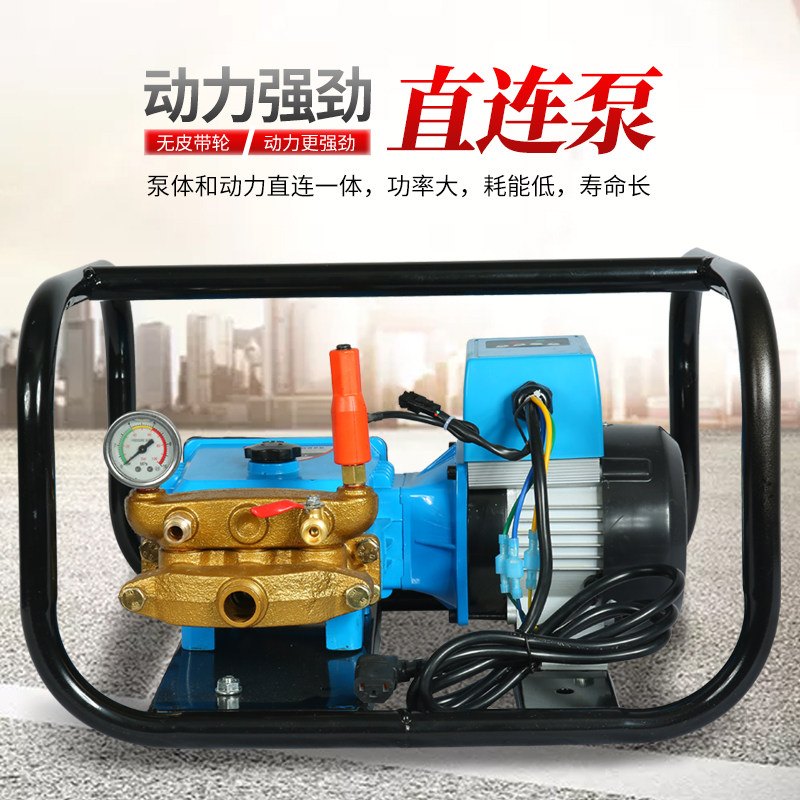 48V60V Agricultural Electric Spray Pump Three Cylinder Plunger Pump Intelligent Shutdown Gun Shutdown DirectLy Connected to High Pressure Sprayer