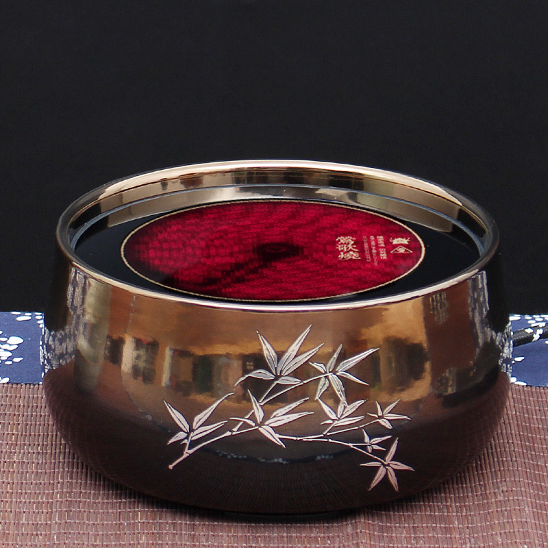 Yingge electric pottery stove for boiling tea Household tea stove Small desktop iron pot silver pot tea brewing tea maker