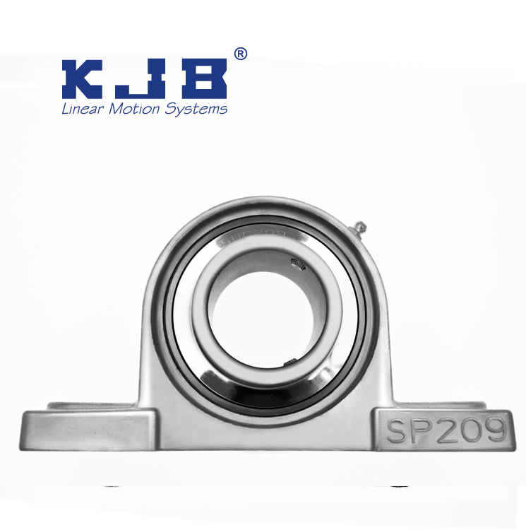 SUCP201-07 stainless steel 304 vertical P seat adjustable high precision direct sales outside ball surface with seat bearing sleeve base