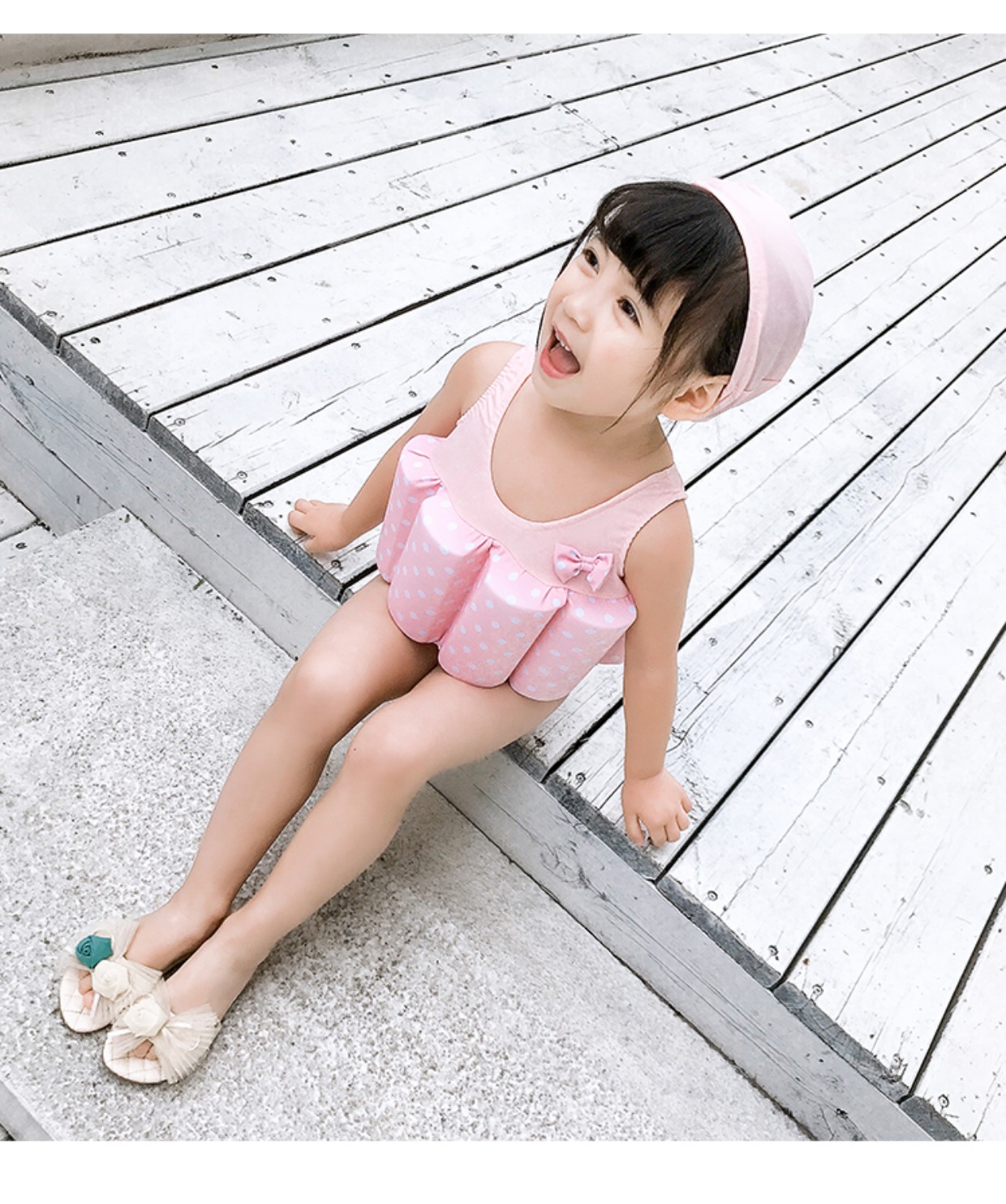 Đồ bơi bé gái áo phao trẻ em 2018 mới hè hè nữ kho báu áo tắm bé gái áo tắm nổi Xiêm đồ bơi bé gái ngộ nghĩnh