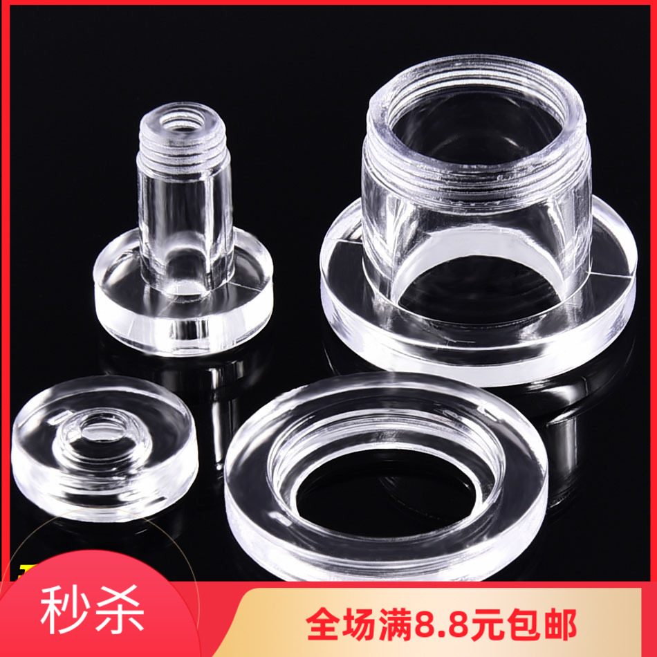 New Audio Press Crystal Pulley Transparent Ear Accessories