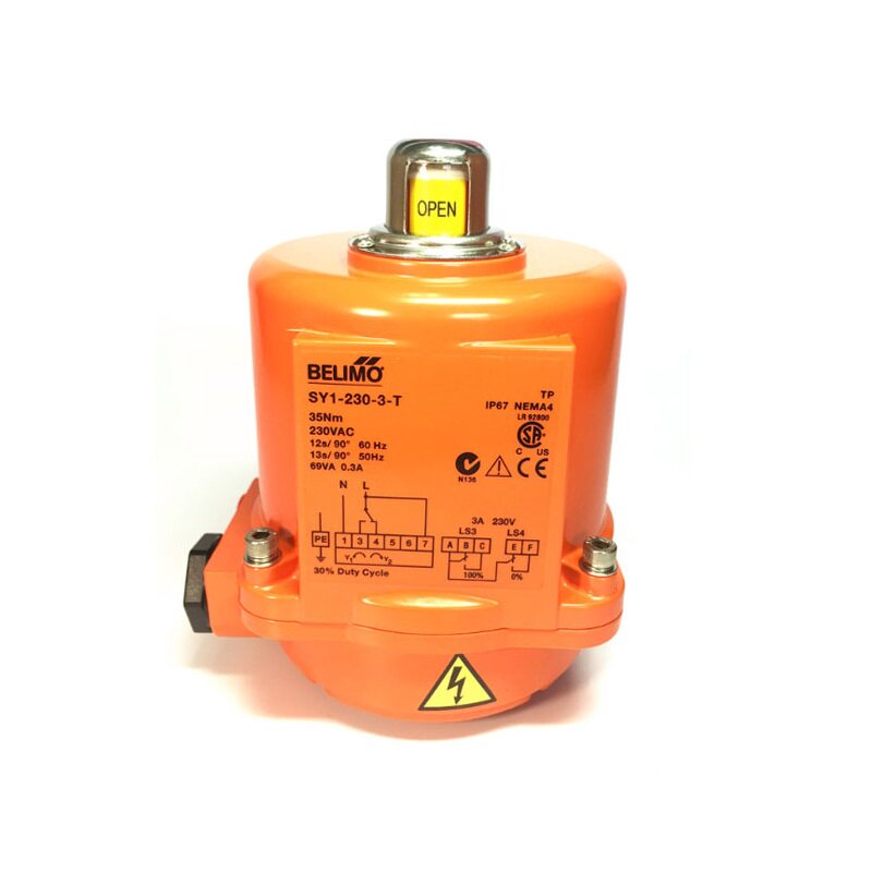 Original Clothing Imports BELIMO Pullforce Conspiracy SY Series Electric Switch Regulation Analog Control Double butterfly valve actuators-Taobao