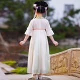 Ханьфу, летняя одежда, детская летняя юбка, китайский стиль, детская одежда