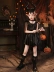 Halloween trẻ em trang phục cosplay phù thủy nhập vai cô gái ma cà rồng đêm quốc đầm