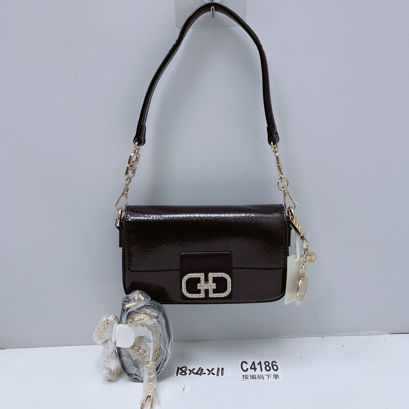 Al New Do Women's Shoulder Bag Handbag Trendy Fashion Simple Multi-Pocket Bag Light Luxury Export to Europe and America