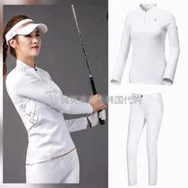 Special 2019 Autumn Korea WANGL * GOLF GOLF clothing Womens long sleeve T-shirt trousers suit