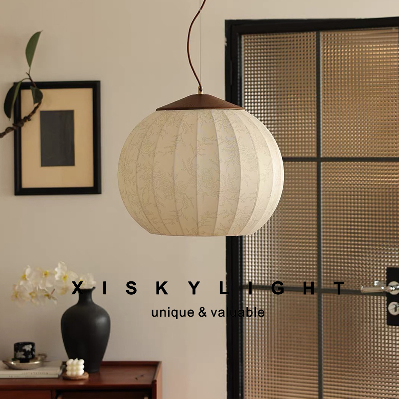 New Song Dynasty Aesthetic Chestnut Lamp French Mid-Century Restaurant Chandelier American Retro Designer Bedroom Solid Wood Chandelier New Song Dynasty Aesthetic Chestnut Lamp French Mid-Century Restaurant Chandelier American Retro Designer Bedroom Solid Wood Chandelier