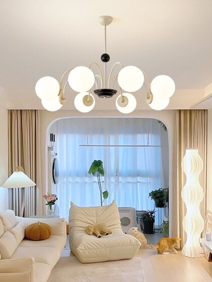 Light Luxury Nordic Chandelier for Living Room, Bedroom, Dining Room, Simple Modern New Fashion Lighting, Led Creative Lighting Fixtures
