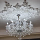 French Minimalist Modern White Candle Crystal Chandelier for Living Room, Dining Room, Bedroom, Light Luxury, Palace Retro Style, Unique Design