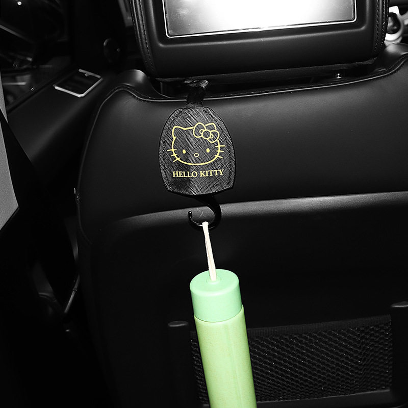 Car Hook, Seat Back Hook, Multifunctional Rear Seat In-Car Storage, Hidden Small Hook in the Car, Cute Cartoon
