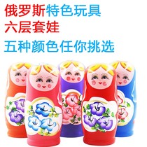 Couverture Eva Toy Girl 6 Floors Russian Childrens Kit Children Toys China Wind Color Ploy Yeva Solid Wood Commemorative Gift