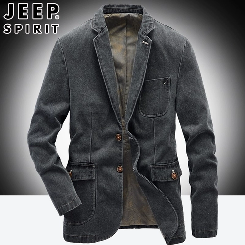 Jeep, джинсовый джип, мужской ретро костюм, джинсовая куртка
