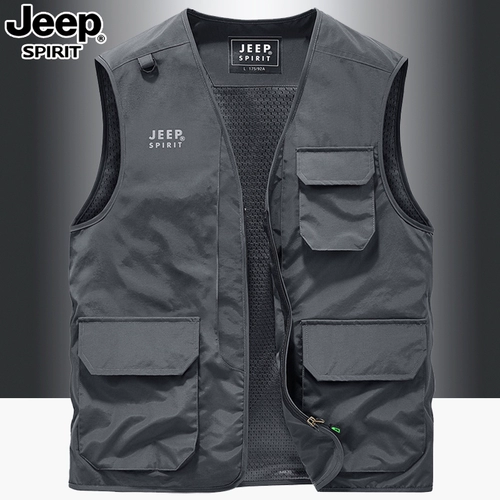 Jeep, джип, осенний тонкий дорожный жилет, быстросохнущая куртка для рыбалки