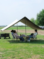 [Виниловый солнцезащитный крем] Белоснежный [квадрат 4.4_4,4м]]