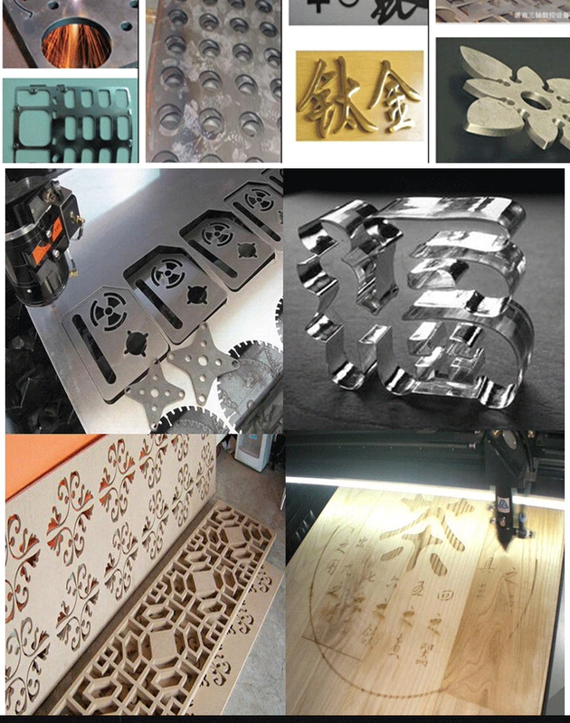 Cotech 1325 kim loại hỗn hợp cắt máy khắc laser acrylic da vải quần áo máy cắt kim loại giường cắt cắt laser kim loại