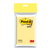 3M post-it 660 newsletter sticker line book yellow horizontal line sticker 4 * 6 large N sticker sticker note paper tearable writing note notepad sticker repeatedly paste 100 sheets