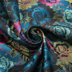 JX đơn điệu jacquard vải thổ cẩm vải tăng hoa hồng túi đệm bao bì gối handmade vải tự làm vải cotton 100 Vải vải tự làm