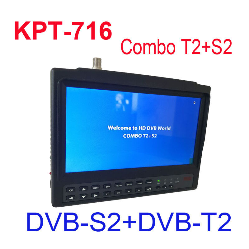 KPT-716ST TS DVB S2 DVB T2 satllite Finder meter Sat