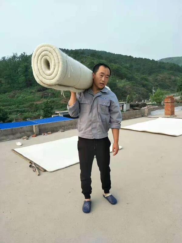Intangible Cultural Heritage Handmade Wool Felt Mattress, Hard, Pure Wool, Old-Fashioned Felt Rolling, Thickened, Moisture-Proof and Cooling