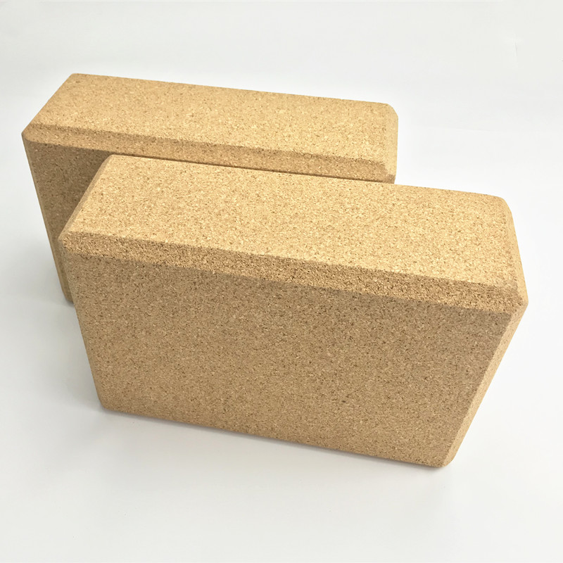 Iyengar high density cork yoga brick assistive tool High-grade yoga brick Fitness brick precision aid