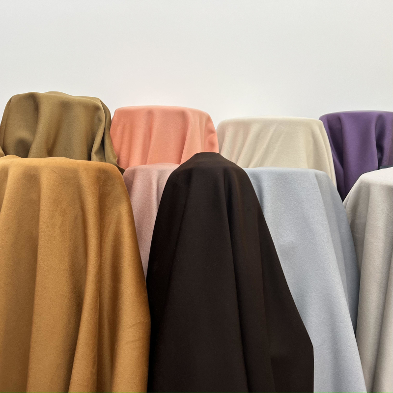 Solid Color Double-Sided Cashmere Fabric! the Shopkeeper Recommends Imported Quality Soft Cashmere Clothing and Cashmere Coat Fabric