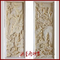  Meteor shower sandstone relief background wall painting Chinese sculpture hotel villa home improvement decoration materials Cloud villa
