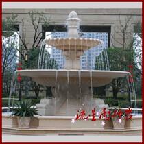 Artificial sandstone relief large Fountain Fountain Community Real Estate garden water spray Basin