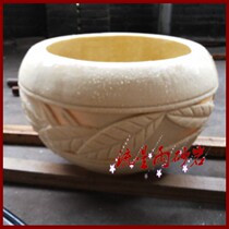Sandstone reliefs custom European side flower pots flower bowl water spray city cast copper GRP resin foam landscaping decoration