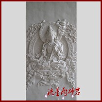 Sandstone relief FRP Chinese sculpture Bodhisattva men and women sandstone background wall Hotel Villa Real Estate home decoration materials