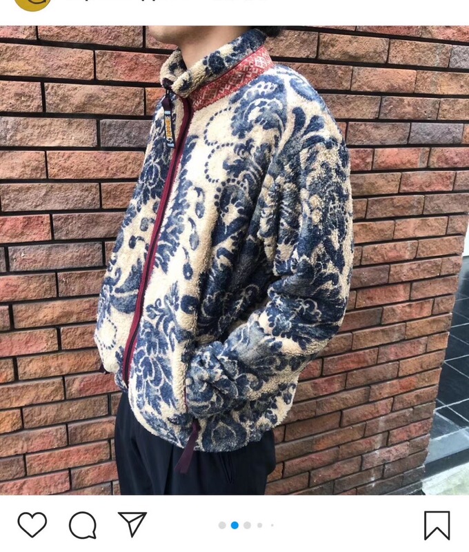 Wine-Colored 19Aw Japanese-Style Kapital Autumn and Winter Fleece Retro Casual Zipper Warm Jacket Tangcao Trendy Coat