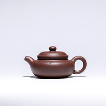 Taoying sand art Yixing original mine purple sand pot maker full hand-made No. 4 well bottom groove clear antique pot 240CC