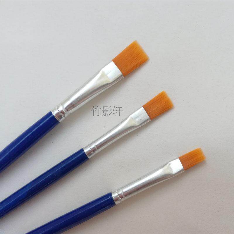 100 Mounted Nylon Water Powder Watercolor Pen Mouth Red Grinding Plastic Rod Oil Paintbrush Graffiti Acrylic Paint Pen