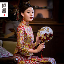 Dragon Phoenix coat bride 2021 new self-cultivation toast Chinese style wedding dress