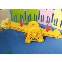 Childrens seesaw thickened environmental protection tasteless indoor and outdoor kindergarten double rocking horse rocking chair rocking music trojan horse