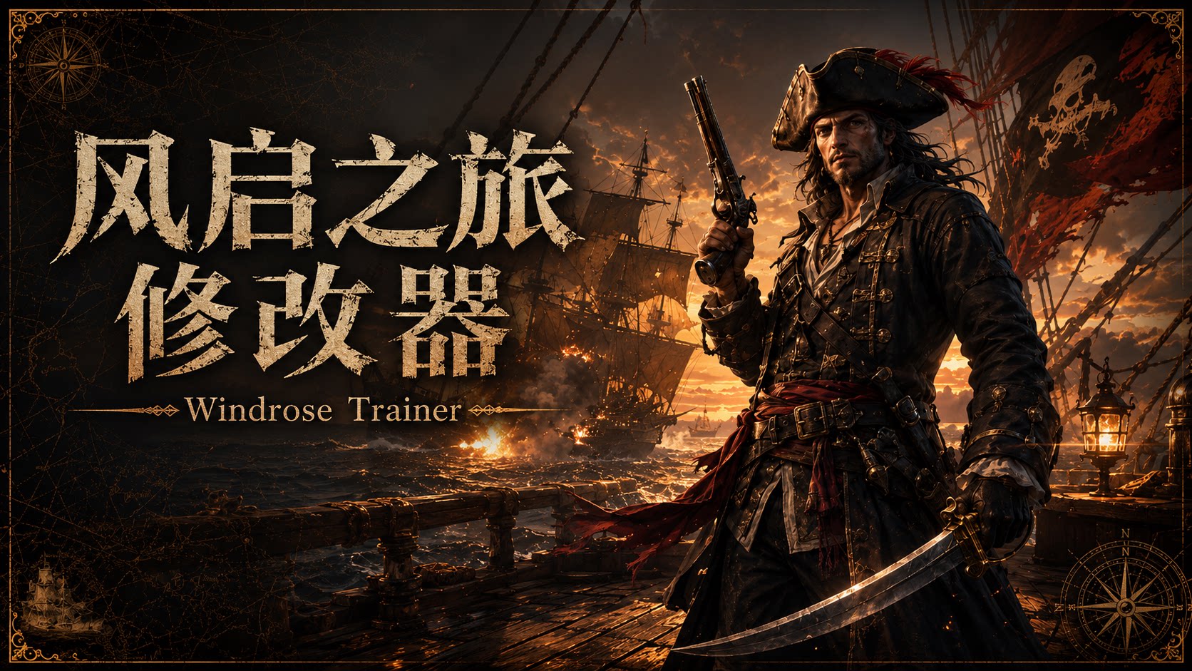 【小母鹅修改器】 风启之旅修改器 Windrose Trainer