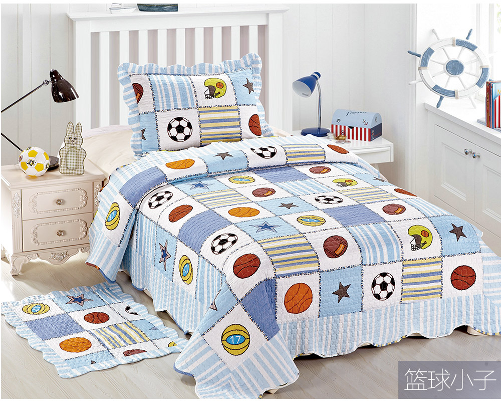 Các trẻ em bán mùa hè mới quilting rửa được singled vào mùa xuân và mùa thu và mùa hè bởi các ký túc xá sinh viên tấm ga trải giường bao gồm điều hòa không khí