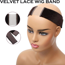 Special headband for wigs non-slip forehead lace headband invisible solid color VELVET LACE WIG BAND