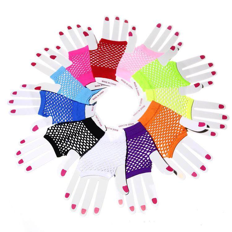Nightclub Gloves fishing net Gloves cool Gloves punk Gloves sexy Gloves Fingerless Gloves