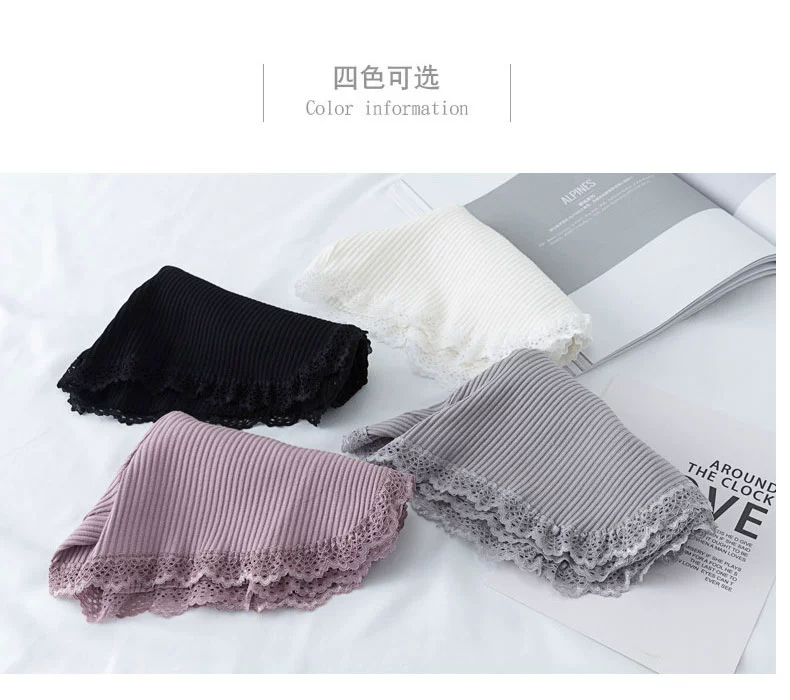 Quần short bảo hiểm nữ mùa hè mỏng phần cotton an toàn quần chống ren ren nhẹ eo cao mặc đồ lót chủ đề - Quần tây thường