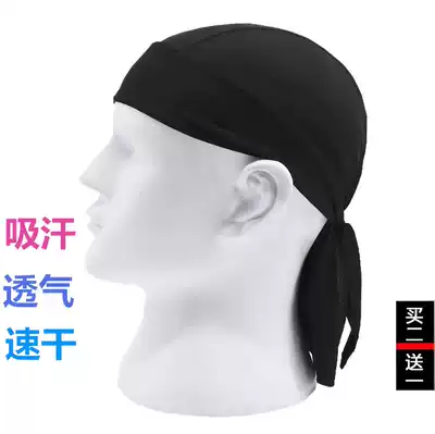 Hip Hop Street Dance Hat Safety Hat Lined Bike Outdoor Riding Headscarf Ladies Breathable Quick Dry Sweat Suction Pirate Hat Men