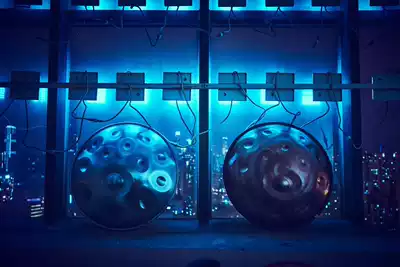 Hand disc drum handpan hollow drum hangdrum professional 13 tone customized model