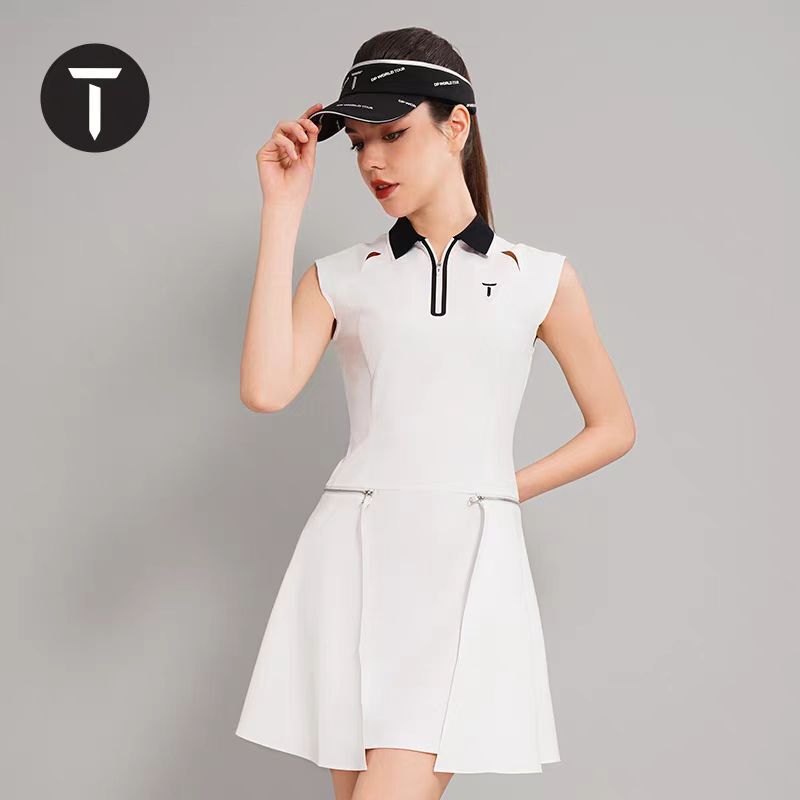 Europeantour European Tour Golf Women's Long Skirt Summer Sports Waist-Cinching Detachable Dress