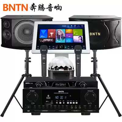 BNTN Wanma Pentium family KTV audio voice Song machine U-segment wireless microphone three-frequency BTK12 speaker
