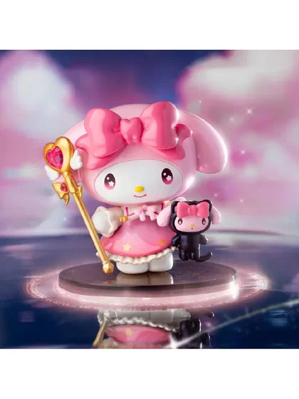 正品三丽鸥家族星夜派对魔法师盲盒网红桌面摆件装饰品直销PVC