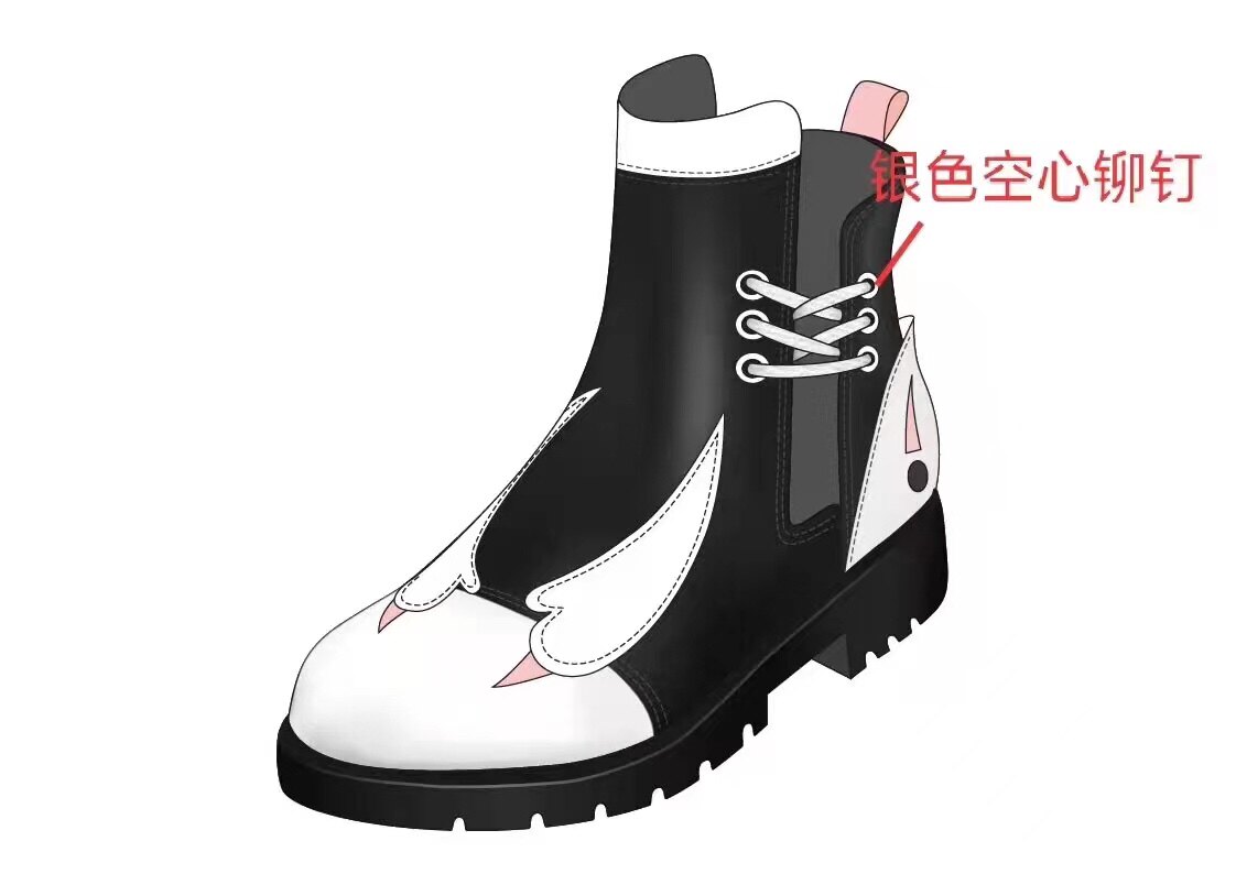 翰兰之恋真皮女鞋定制的LOGO