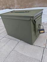 NATO American equipment ammunition box iron 12 7 turnover box locomotive with lock tool carry box lock