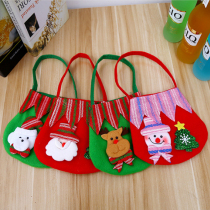  Christmas gift bag Childrens gift bag Santa Claus decoration candy bag Christmas Eve Apple bag Elf bag