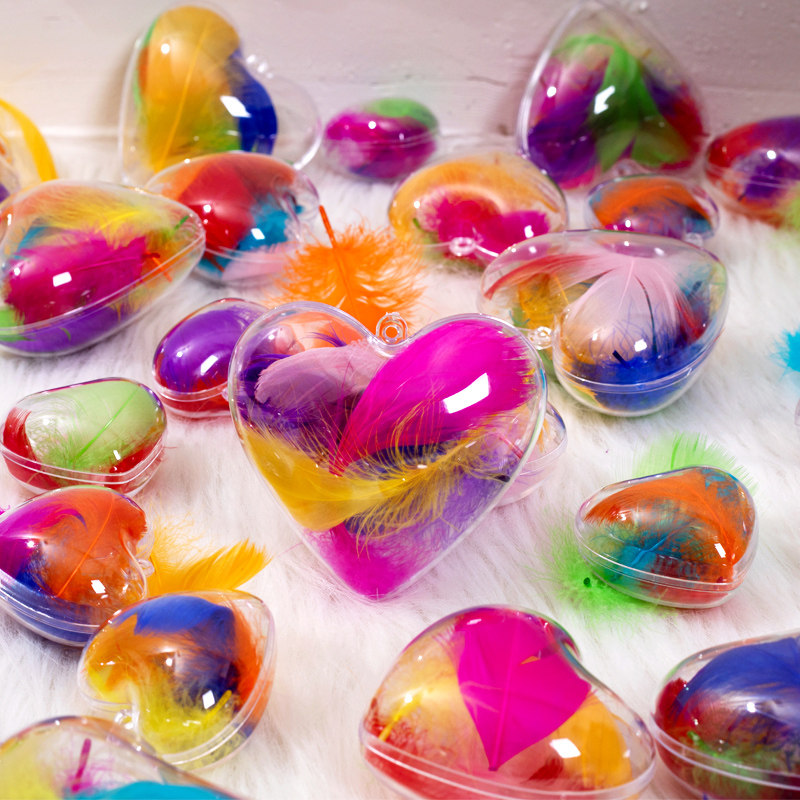 520 Suspended Ceiling Decoration Heart-shaped Transparent Ball Creative Jewellery Shop Ceiling Arrangement Loving Pendant Roof Pendant