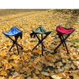 Небольшой портативный треугольный стул Трехлогнутый стул складной стул Существ